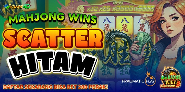 Scatter Hitam Spin Mulai 200 Perak